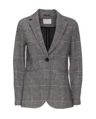 Andriani CIRCOLO 1901 Giacca lunga donna Principe di galles FD3693.NERO