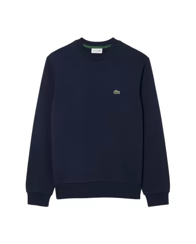 Andriani LACOSTE Felpa uomo girocollo blu SH9801.166