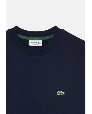 Andriani LACOSTE Felpa uomo girocollo blu SH9801.166