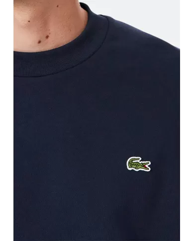 Andriani LACOSTE Felpa uomo girocollo blu SH9801.166