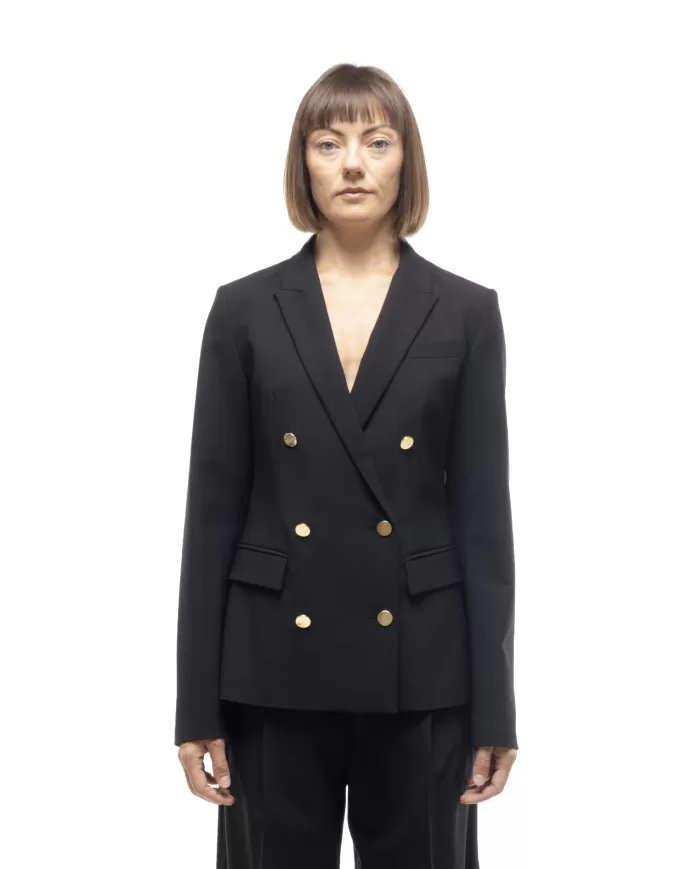 Andriani SEMI COUTURE Giacca donna fresco di lana Nera Y5WI06.Y69-0