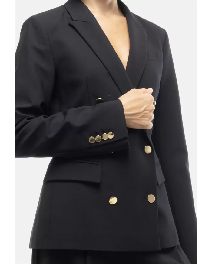 Andriani SEMI COUTURE Giacca donna fresco di lana Nera Y5WI06.Y69-0