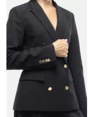 Andriani SEMI COUTURE Giacca donna fresco di lana Nera Y5WI06.Y69-0