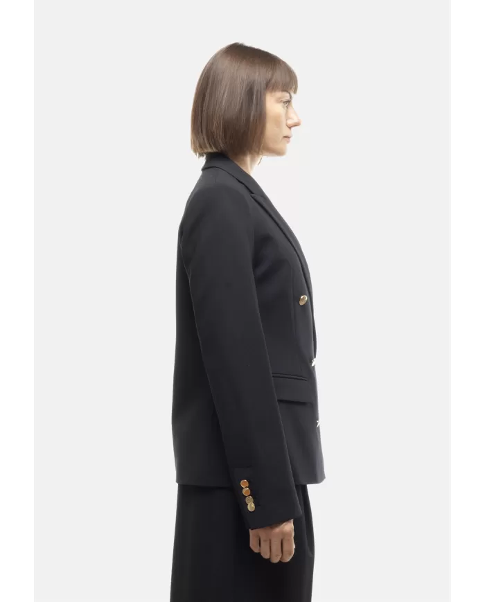 Andriani SEMI COUTURE Giacca donna fresco di lana Nera Y5WI06.Y69-0