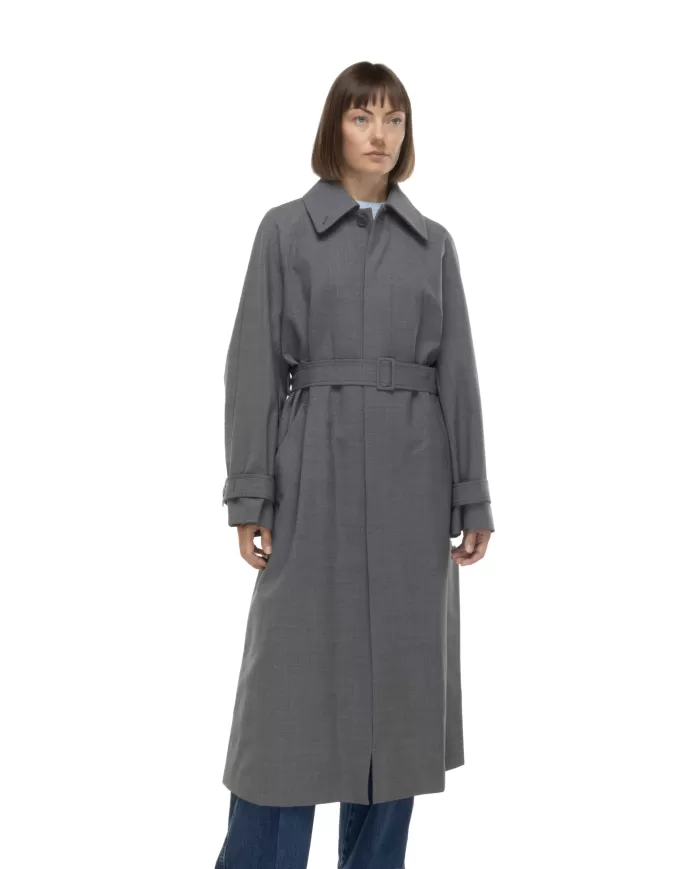 Andriani SEMI COUTURE Trench donna grigio Y5WI14.X92-0