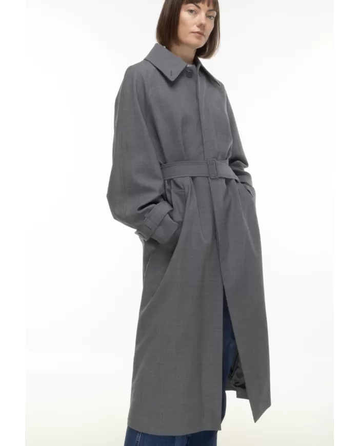 Andriani SEMI COUTURE Trench donna grigio Y5WI14.X92-0