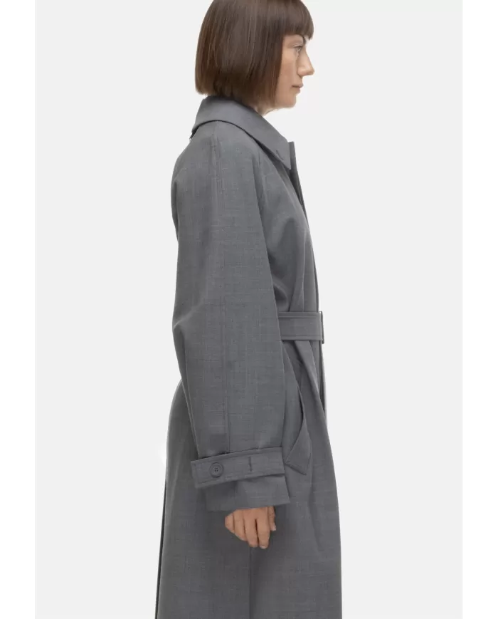 Andriani SEMI COUTURE Trench donna grigio Y5WI14.X92-0