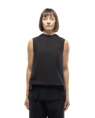 SEMI COUTURE Top donna con fibbie Nero