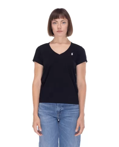 Andriani RALPH LAUREN T-shirt donna scollo a V Black         211902403.003