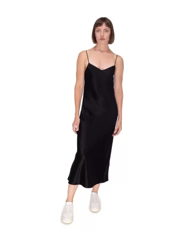 Andriani RALPH LAUREN Abito donna in raso Black         211945782.001