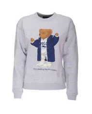 Andriani RALPH LAUREN Felpa donna "Polo Bear by Ralph Lauren" Grey 211972794.001