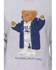 Andriani RALPH LAUREN Felpa donna "Polo Bear by Ralph Lauren" Grey 211972794.001