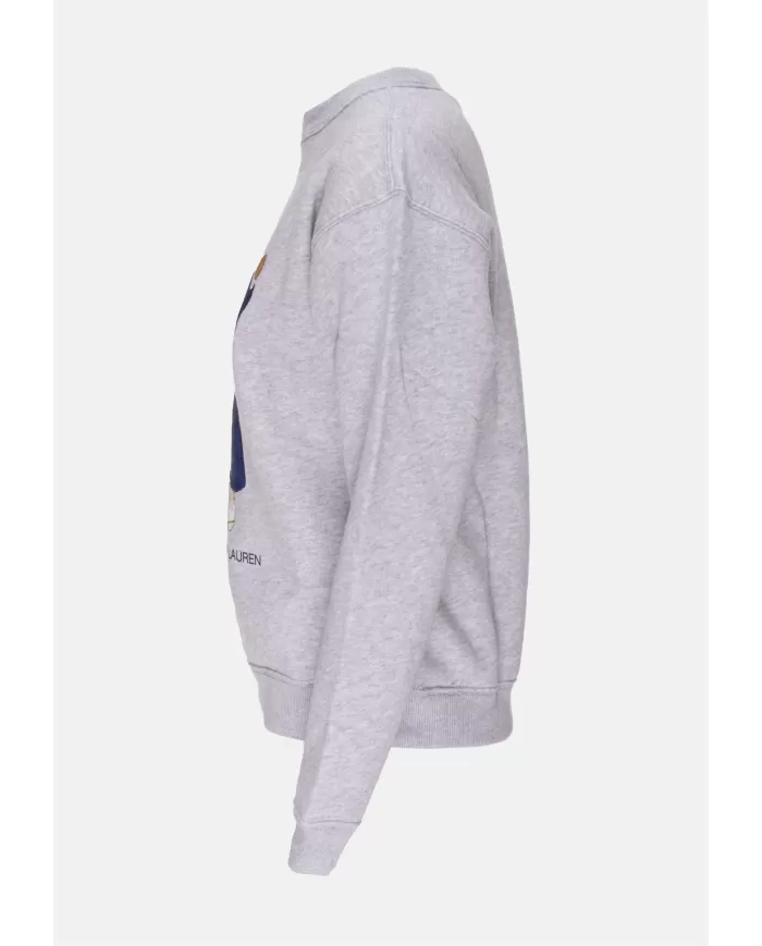 Andriani RALPH LAUREN Felpa donna "Polo Bear by Ralph Lauren" Grey 211972794.001