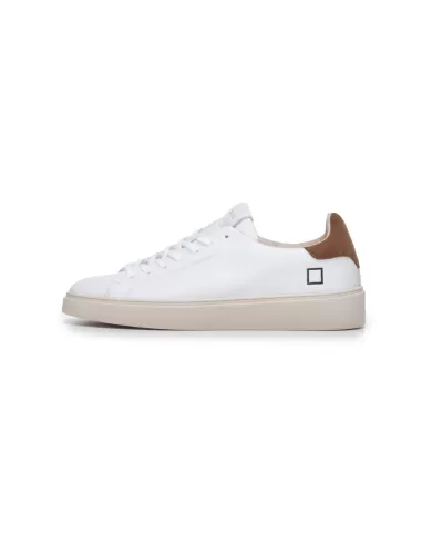 Andriani D.A.T.E. Sneakers uomo Levante calf WHITE-BROWN M431-LV-CA.WN