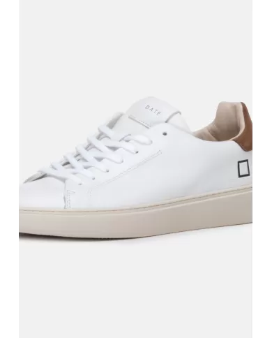 Andriani D.A.T.E. Sneakers uomo Levante calf WHITE-BROWN M431-LV-CA.WN