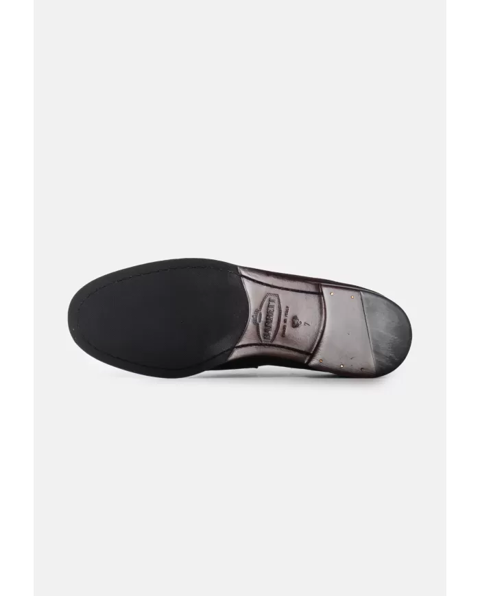 Andriani BARRETT Mocassino uomo in suede marrone 242U043.40