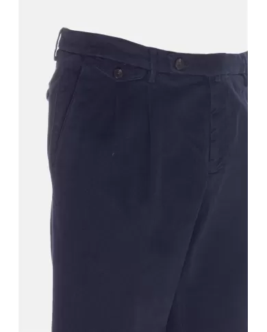 Andriani BRIGLIA Pantaloni uomo due pinces Blu navy BG02 400005.11
