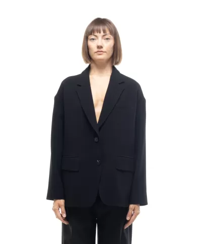 Andriani ALBERTO BIANI Giacca over donna monopetto Nera II850 AC0030.90