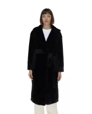 HERNO Cappotto donna teddy Nero