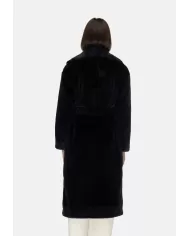 Andriani HERNO Cappotto donna teddy Nero CA000586D 12422.9300