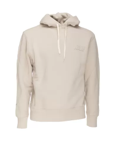 Andriani AUTRY Felpa uomo con cappuccio Crema HOPM.M1HP
