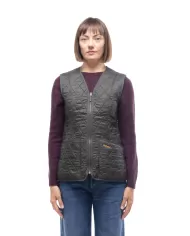 Andriani BARBOUR Gilet donna betty DARK OLIVE LLI0003 LLI.OL71