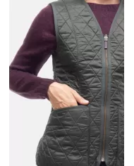 Andriani BARBOUR Gilet donna betty DARK OLIVE LLI0003 LLI.OL71
