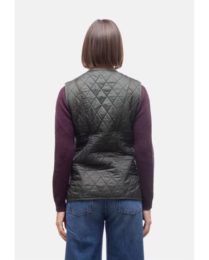 Andriani BARBOUR Gilet donna betty DARK OLIVE LLI0003 LLI.OL71