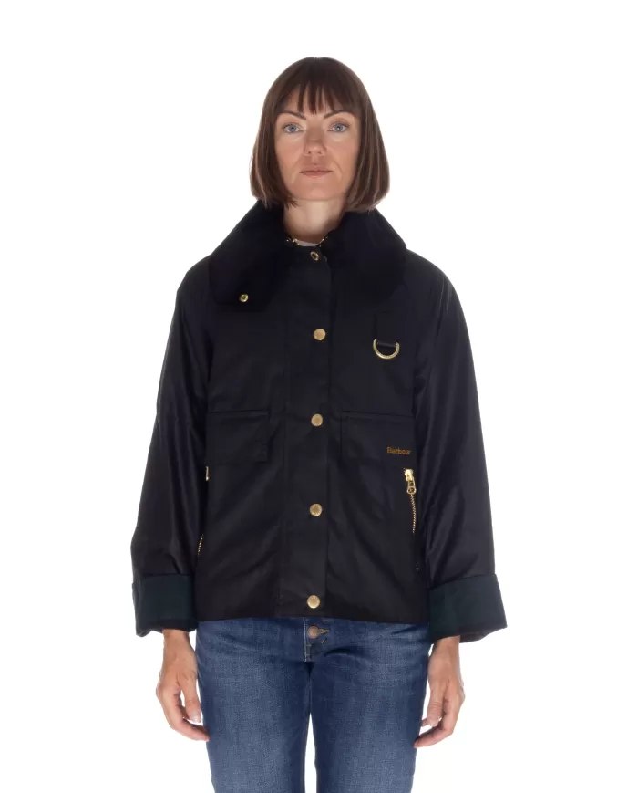 Andriani BARBOUR Giacca donna Catton Black         LWX1333 LWX.BK71