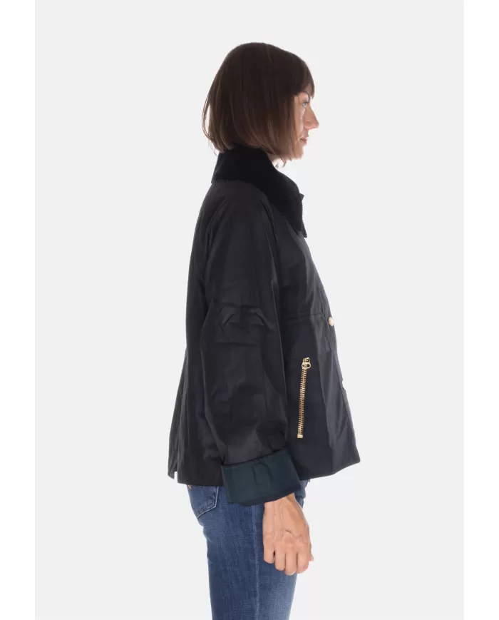 Andriani BARBOUR Giacca donna Catton Black         LWX1333 LWX.BK71