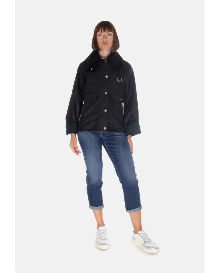 Andriani BARBOUR Giacca donna Catton Black         LWX1333 LWX.BK71