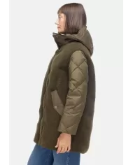 Andriani HERNO Piumino donna parka Verde militare PI002084D 12763.7740