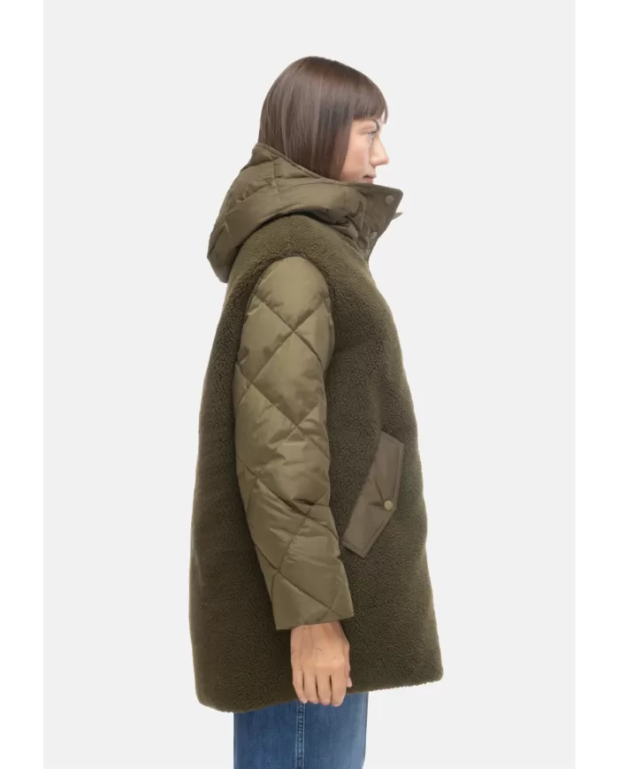 Andriani HERNO Piumino donna parka Verde militare PI002084D 12763.7740