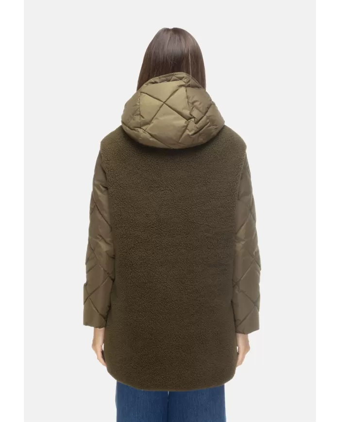 Andriani HERNO Piumino donna parka Verde militare PI002084D 12763.7740