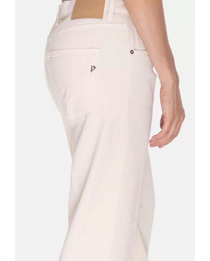 Andriani DONDUP Pantaloni donna Jacklyn Avorio DP427 BSE037D KPT.005