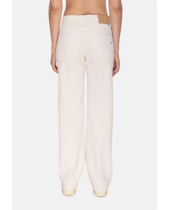 Andriani DONDUP Pantaloni donna Jacklyn Avorio DP427 BSE037D KPT.005