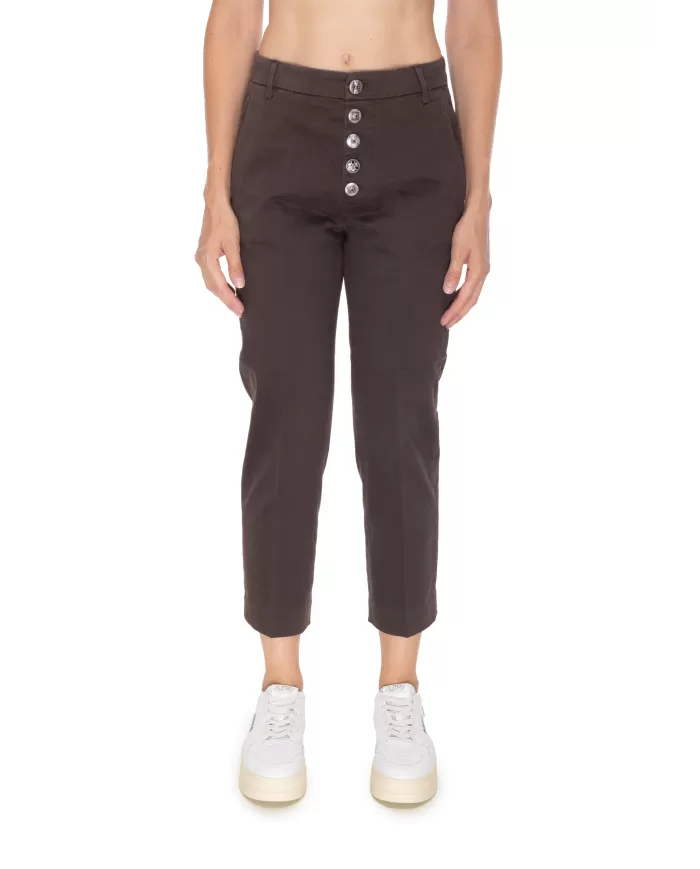 Andriani DONDUP Pantaloni donna Nima marrone DP576 GSE043D PTD.737