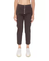 DONDUP Pantaloni donna Nima marrone