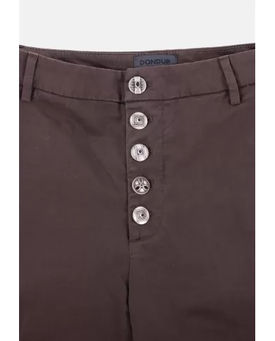 Andriani DONDUP Pantaloni donna Nima marrone DP576 GSE043D PTD.737