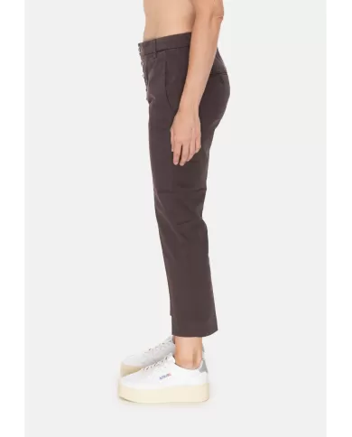 Andriani DONDUP Pantaloni donna Nima marrone DP576 GSE043D PTD.737