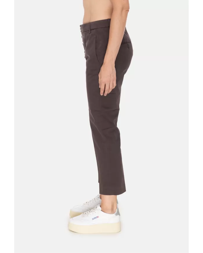 Andriani DONDUP Pantaloni donna Nima marrone DP576 GSE043D PTD.737