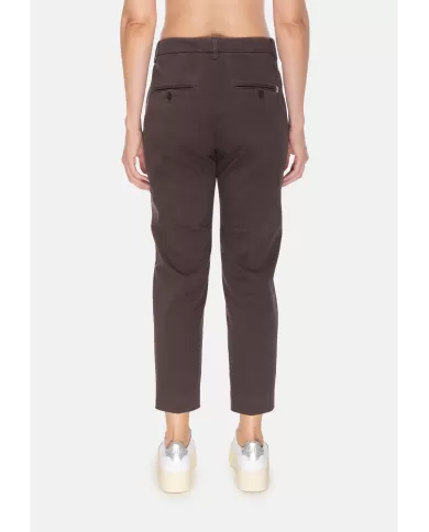 Andriani DONDUP Pantaloni donna Nima marrone DP576 GSE043D PTD.737