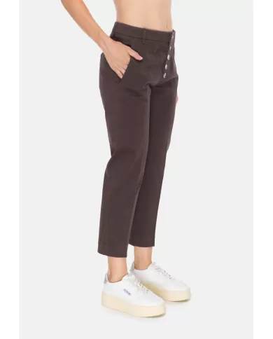 Andriani DONDUP Pantaloni donna Nima marrone DP576 GSE043D PTD.737