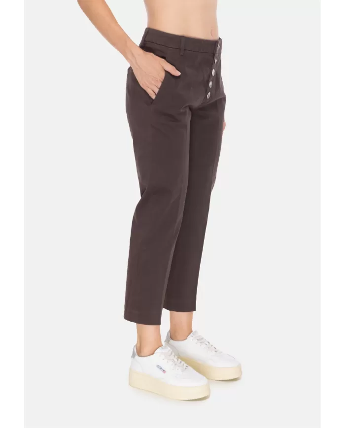 Andriani DONDUP Pantaloni donna Nima marrone DP576 GSE043D PTD.737