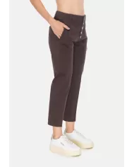 Andriani DONDUP Pantaloni donna Nima marrone DP576 GSE043D PTD.737