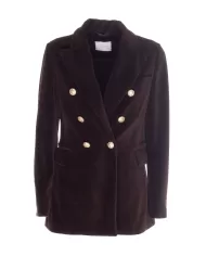 CIRCOLO 1901 Giacca donna velluto marrone