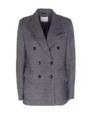 CIRCOLO 1901 Giacca donna in felpa stampata Principe di galles