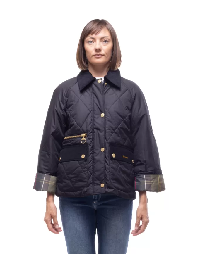 Andriani BARBOUR Giacca donna Martha Nera LQU1840 LQU.BK11