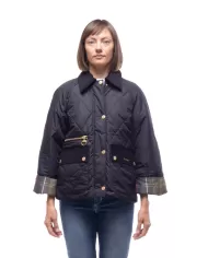 Andriani BARBOUR Giacca donna Martha Nera LQU1840 LQU.BK11