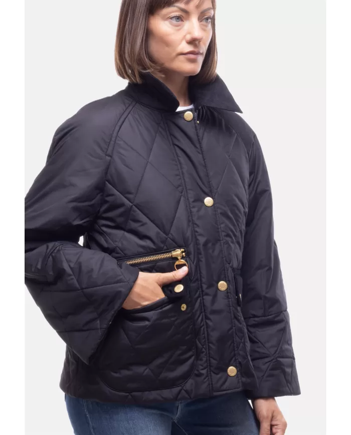 Andriani BARBOUR Giacca donna Martha Nera LQU1840 LQU.BK11